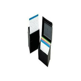 Plastic Index Card File, Holds 500 5 x 8 Cards, 8.63 x 6.38 x 6, Black Plastic Index Card File, Holds 500 5 x 8 Cards, 8.63 x 6.38 x 6, Black