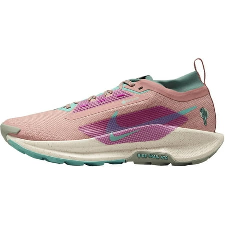 Nike Pegasus Trail 5 Gore-TEX Women's Waterproof Trail Running Shoes (FQ0912-600, Red Stardust/Bicoastal/Vivid Grape/Green Frost) Size 7