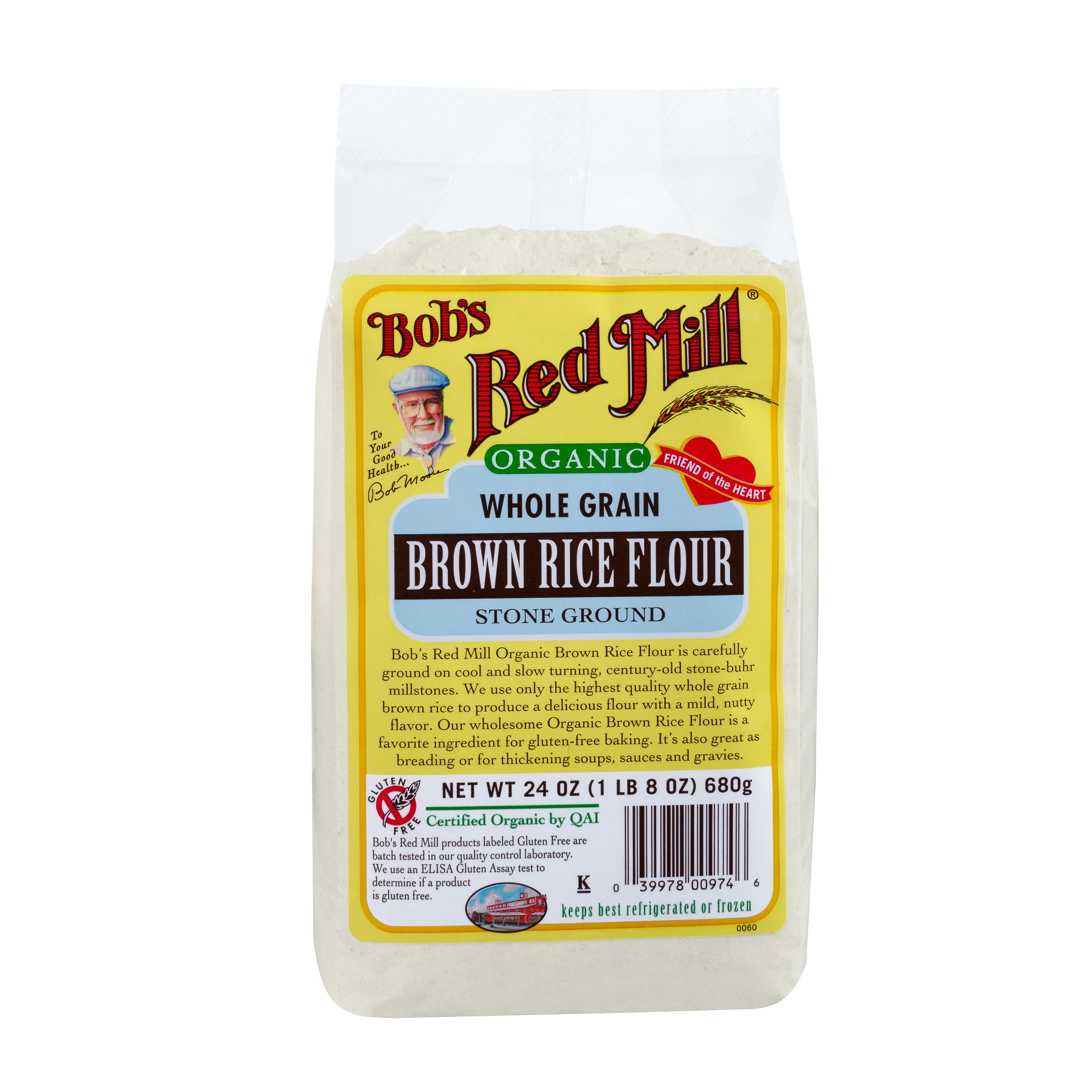Bobs Red Mill Organic Brown Rice Flour, 24 Oz by Bob'S Red Mill