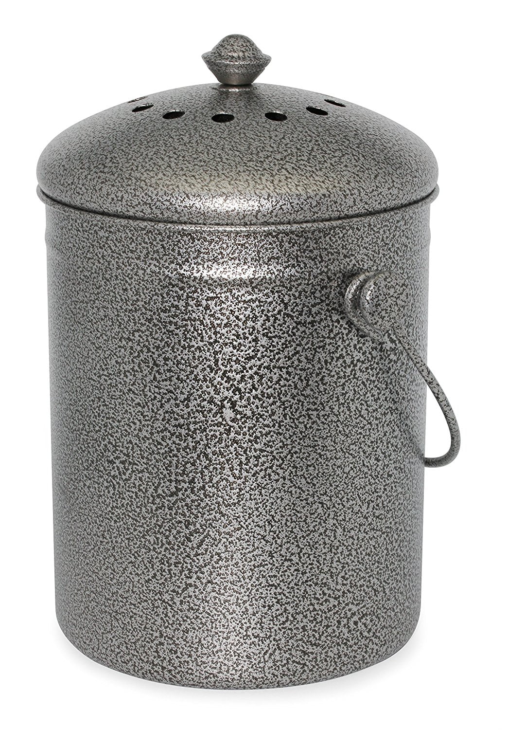 Cedar Grove 1.3g Iron Coated Steel Kitchen Compost Bin, Includes 1 Charcoal Filter and 4... by Supplier Generic