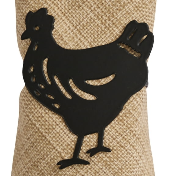 Park Designs Little Hen Napkin Ring Set of 4