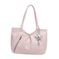 thumbnail image 2 of Bolso de mano tipo tote, bolso de hombro sencillo y multiusos para trabajadores de oficina y viajes. Rosa, 2 of 8