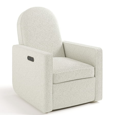 Graco Olivia Nursery Power Recliner Swivel Glider, Ivory Boucle