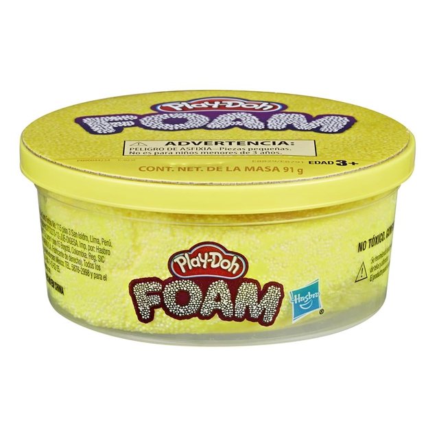 Masa Modeladora Hasbro Play-Doh Foam Amarillo 91 gr