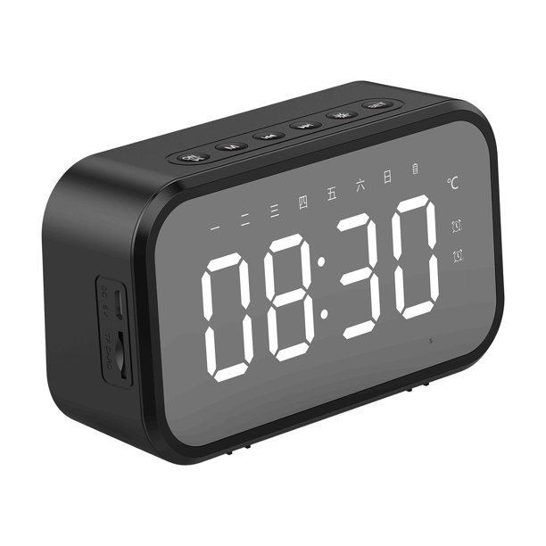 NKOOGH 980000028 Desktop Speaker Wireless Alarm Clock Multi Function 5
