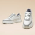 thumbnail image 5 of CMR CHAMARIPA Men's Casual Height Increasing Shoes Leather Elevator Sneakers White 6CM / 2.36 Inches, 5 of 9