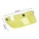 thumbnail image 4 of Visera para casco de motocicleta con 3 cierres universales, repuestos directos. amarillo claro, 4 of 4