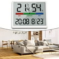 thumbnail image 5 of Ana 3.5inch Electronic Clock Home Indoor Temperature Humidity Meter LCD Digital Thermometer Hygrometer Sensor Gauge Weather Station Home Decor, 5 of 10