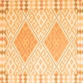 thumbnail image 1 of Ahgly Company Indoor Square Southwestern Orange Country Area Rugs, 7' Square, 1 of 1