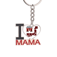 thumbnail image 1 of japanese symbol brick wall Keychain Metal Keyring Holder Love MAMA Mother, 1 of 3