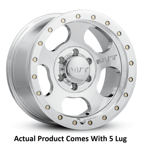 1 Mickey Thompson 18x9 5X5.00 -12 Canyon Pro Polished Polished with Zinc Bolts Wheel Rim