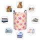 thumbnail image 4 of Fotbe Starfish Cesto de Ropa con Asas, Cesto Impermeable de Gran Capacidad, Bolsa de Lavado para Dormitorio, Cesto de Ropa con Ruedas y Asas-Medium, 4 of 6