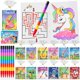 thumbnail image 1 of Set de libros para colorear ZMLM 24 con 24 crayones apilables y 26 bolsas, 1 of 7