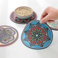 thumbnail image 4 of Creative Home Heat-resistant Round Non-slip Coaster, Silicone Heat Insulation Pad, High Temperature, Waterproof, Non-slip And Anti-scal, 4 of 5