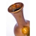 thumbnail image 2 of 11" X 11" X 25" Orange And White Ceramic Lacquered Ceramic Vase, 2 of 2