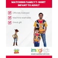 thumbnail image 4 of Disney Toy Story Men's Cosplay Short Sleeve T-Shirt Woody Yellow Grid, 4 of 8