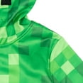 thumbnail image 5 of Minecraft Creeper Big Boys Fleece Zip Up Hoodie Little Kid to Big Kid, 5 of 5