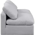 thumbnail image 4 of Meridian Furniture Indulge 70" Contemporary Linen Fabric Modular Sofa in Gray, 4 of 7