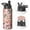 Black-602, variant on Dog & Bone Print Sports Water Bottle - Leakproof Double Walled Stainless Steel with Wide Mouth & 360° Seal Ring (BPA/Odor Free Copper Layer Design)