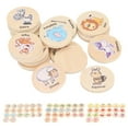 thumbnail image 4 of Memory Matching Toys Wooden Match Memory Game Educational Early Learning Development Memory Toys for Kids Toddlers, 4 of 7