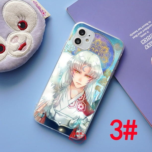 Funda Blanda De TPU Para iPhone 6 6S 7 8 Plus X XS XR 11 Pro Max 31AS Inuyasha Sesho Pills Anime