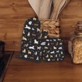 thumbnail image 3 of Dog Lover Gifts Black Oven Mitts and Pot Holders Sets, Gifts for Dog Lovers Kitchen Accessories Sets, Dog Owner Mom Gifts, Dog Themed Heat Resistant Oven Glove Potholders for Kitchen Baking, 3 of 6