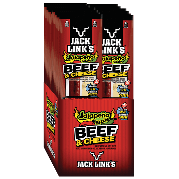 Jack Link's Combo Pack Jalapeno Sizzle Beef and Cheese Sticks Combo 1