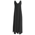 thumbnail image 5 of Babysbule Womens Summer Dresses, Women's Summer Plus Size Dress Sleeveless V Neck Beach Sundress Long Dress, 5 of 5