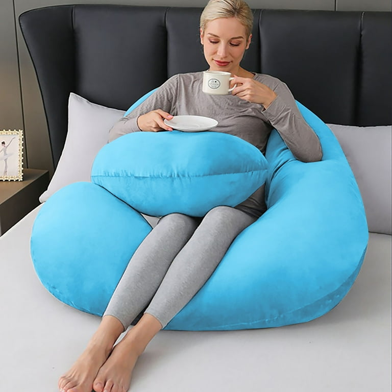 Premium Ultra Soft Pregnancy Pillow, C Shaped Full Body Pillow