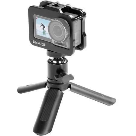UPC: 0629266009567 | Cage with Selfie Grip Tripod for DJI Osmo Action Camera