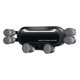 thumbnail image 1 of Soporte auto retráctil Hugo para teléfono inteligente de coche de gravedad de aire Negro, 1 of 10
