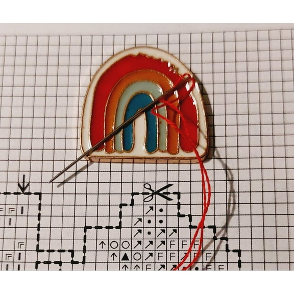 Rainbow Magnetic Needle Minder F07M10-5 Rainbow