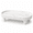 White Marble, variant on DBOZE Modern Oval Decorative Tray – Textured Matte Finish with Raised Legs, 10” x 6.5” x 2” Vanity Tray for Bathroom, Coffee Table, Jewelry & Candle Display,(White)