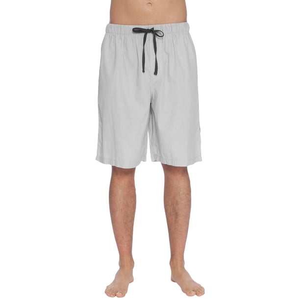 INTIMO Mens Soft Bamboo Jam Sleep Shorts Grey