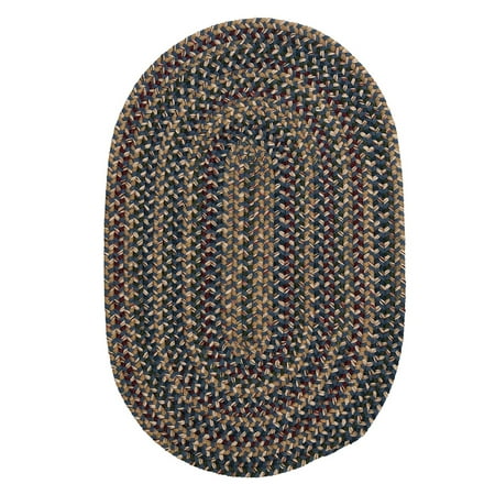 2  x 9  Federal Blue and Beige Handcrafted Oval Braided Runner Rug Maintain the cleanliness of your home with this handmade oval area rug. Meticulously handcrafted in the USA and made with wool  which makes it perfect for indoor use. Great as a decorative accent to your design style and as practical addition to your home. Features: Reversible oval braided runner rug. Color(s): federal blue  beige  brown  green and red. Handcrafted from the USA. Care instructions: spot clean with any common household cleaner. Recommended for indoor use. Dimensions: 2  wide x 9  long. Material(s): polypropylene/nylon/wool. Note: The photo shows an oval rug  however  this listing is for a runner rug.
