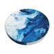 thumbnail image 1 of Disketp Blue White Fluid Art Funda Redonda para Taburete, Funda de Cojín para Silla de Bar Suave y Elástica-12 inch, 1 of 7