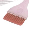 thumbnail image 3 of 2 Pcs Brosse Applicatrice de Surlignage pour Cheveux en Nylon Doux Brosse à Teinture Double Face Peigne avec Manche Pailleté Rose, 3 of 5