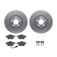 thumbnail image 2 of KarParts360 For Volkswagen Jetta 2000 01 02 03 04 2005 Brake Set Front, 2 of 4