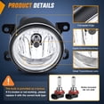 thumbnail image 2 of Conjunto de faros antiniebla Nilight compatible con Honda Civic, 2 of 8