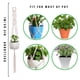 thumbnail image 5 of Yuarrent Cestas colgantes 100 hechas a mano, soporte para plantas, macramé, colgador de plantas, maceta para colgar en la pared interior, soporte para Jardín y Patio No.12 Yuarrent HA001777-12, 5 of 6
