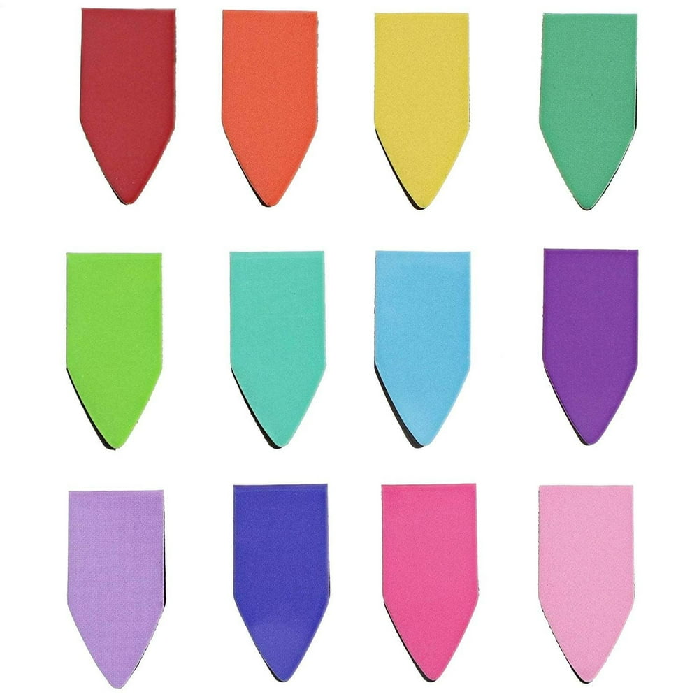 72 pieces 0.5" Mini Bookmarks, Colorful Gettothepoint Arrow