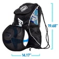 thumbnail image 2 of Franklin Sports Soccer Bag - Deluxe Soccer Sack with Ball Holder, 2 of 7