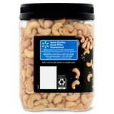 Great Value Deluxe Whole Cashews 30 oz Roasted in Oil Sea Salt Kosher ...