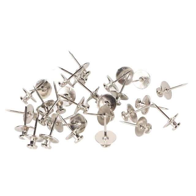 Push Pins, Picture Hanging Nails Decorative Zinc Alloy Double Headed for Paintings