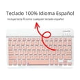 thumbnail image 2 of Kit de teclado y ratón recargable Bluetooth rosa, 2 of 7