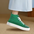 thumbnail image 5 of Men's Women's Knit High Top Sneakers Breathable Lightweight Fashion Casual Walking Shoes Air Mesh Upper Sneakers, 5 of 7