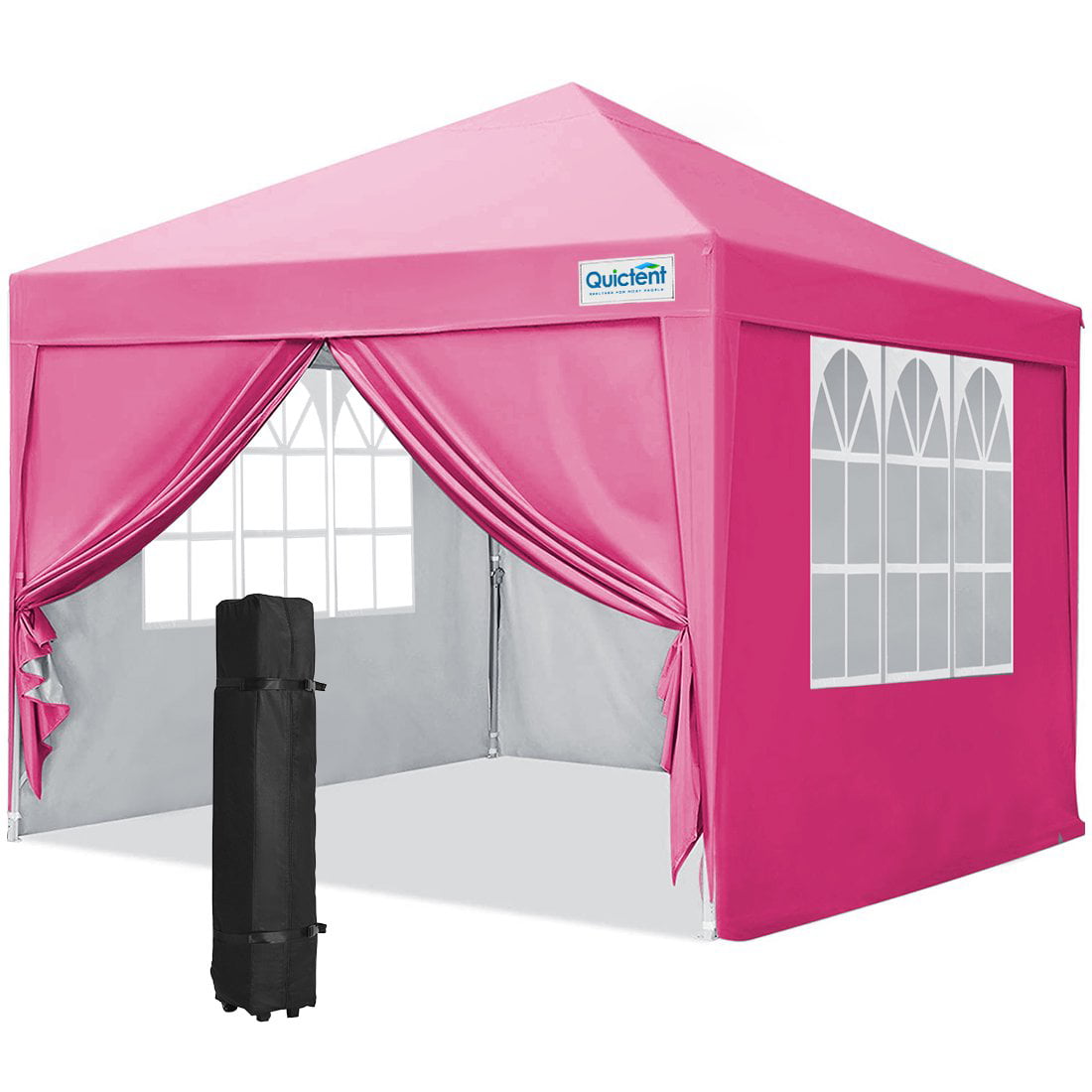 COBIZI 10'x10' Pop Up Instant Waterproof Canopy Tent with 4 Walls & Ground Nail 
