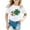 Z12-White, variant on Shamrock Print Irish Kids T-Shirts Spring Summer Round Neck Short Sleeve Soft Comfortable Casual Cotton Shirts for Boys and Girls Green 4-5 Years