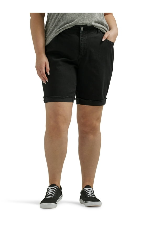 ® Women's Plus Mid Rise Bermuda Short