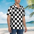 thumbnail image 4 of Men's Short Sleeve Hawaiian Shirt Tropical Print Casual Button Down Aloha Shirt, 4 of 8
